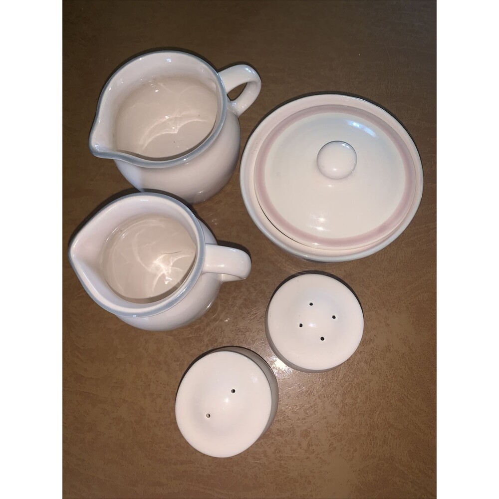 Pfaltzgraph Sunrise Large Sugar Bowl Creamer Gravy/Sauce Pitcher Salt & Pepper